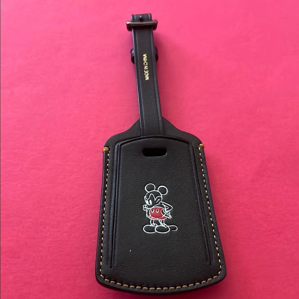 Disney x Coach Mickey Luggage Tag